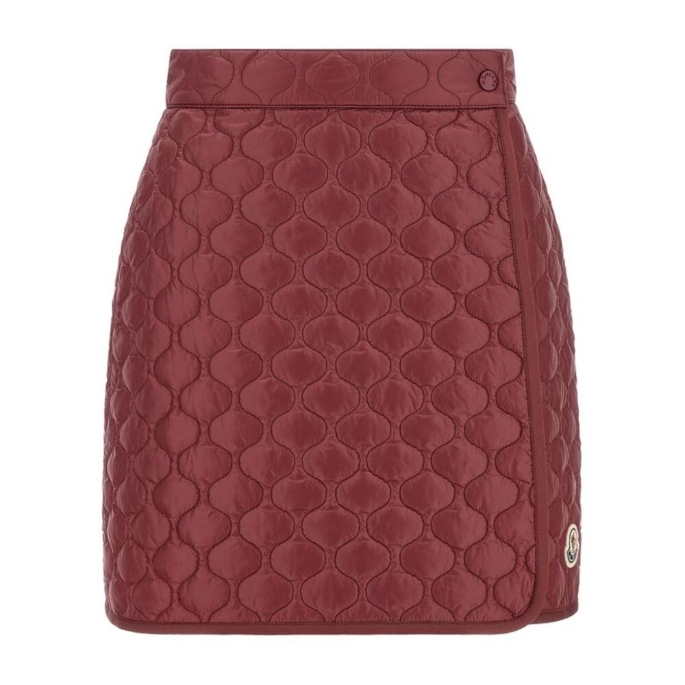 Moncler Bordeaux Polyamide Long Women's Skirt